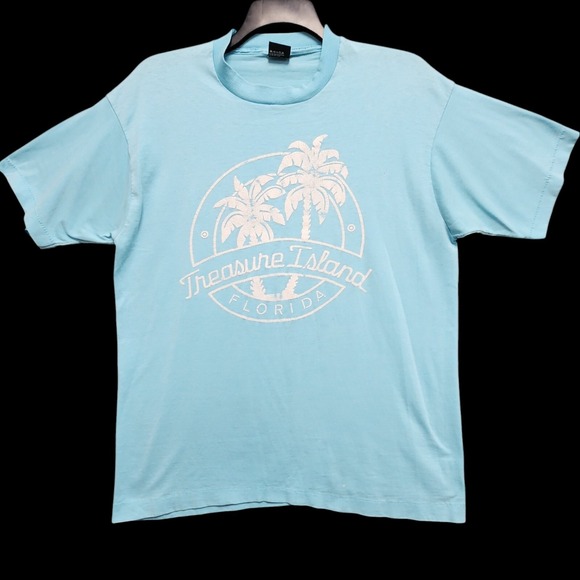 Screen Stars Other - Vintage Screen Stars Best Treasure Island Florida Shirt Mens XL (Fits as L) READ